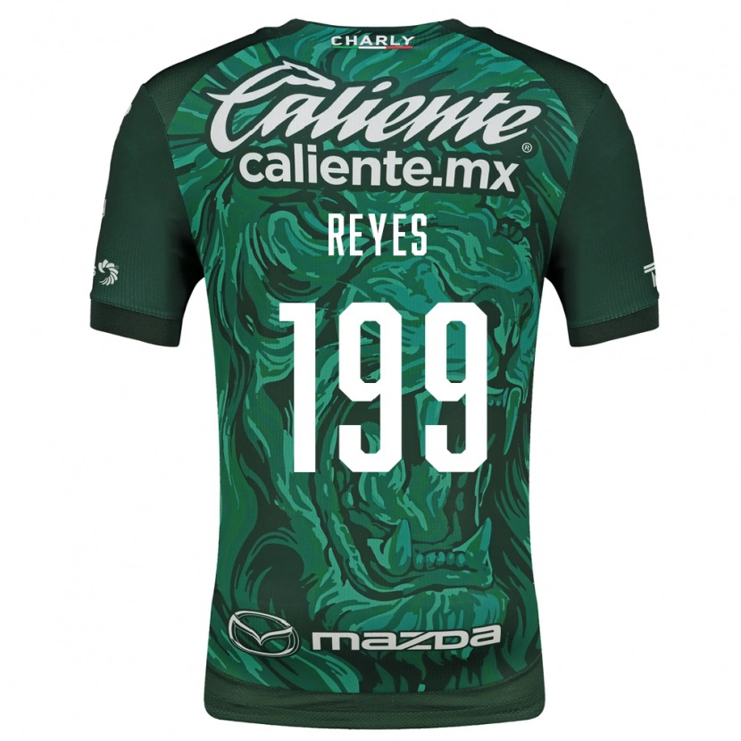 Danxen Niño Camiseta Jonathan Reyes #199 Verde Negro 1ª Equipación 2026/27 La Camisa México
