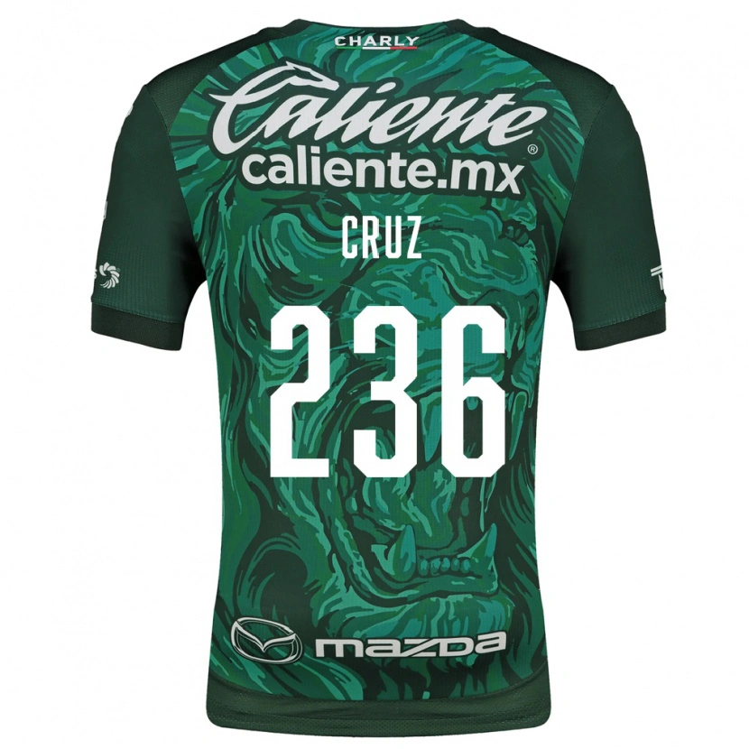 Danxen Niño Camiseta Héctor Cruz #236 Verde Negro 1ª Equipación 2026/27 La Camisa México