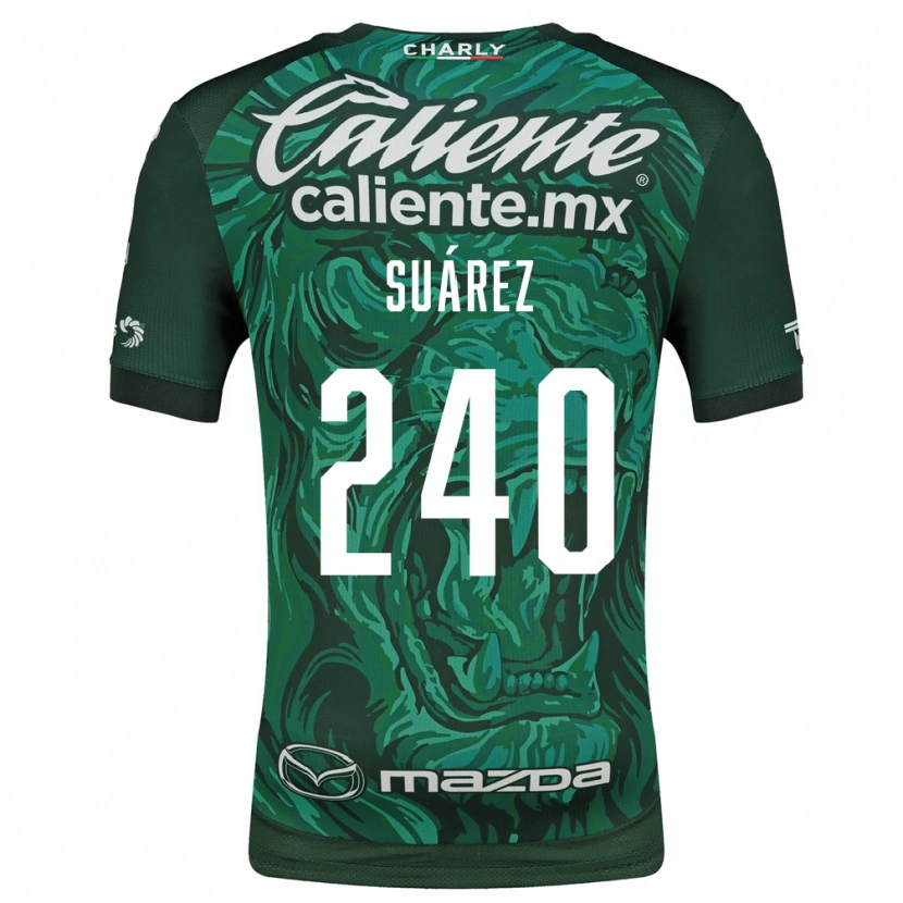 Danxen Niño Camiseta Donovan Suárez #240 Verde Negro 1ª Equipación 2026/27 La Camisa México