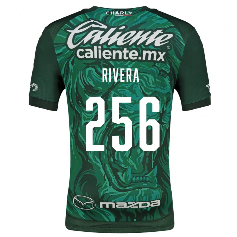 Danxen Niño Camiseta Fernando Rivera #256 Verde Negro 1ª Equipación 2026/27 La Camisa México