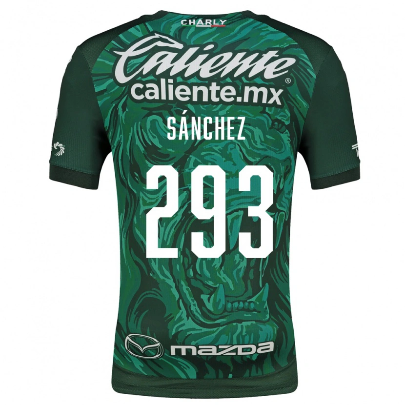 Danxen Niño Camiseta Christian Sánchez #293 Verde Negro 1ª Equipación 2026/27 La Camisa México