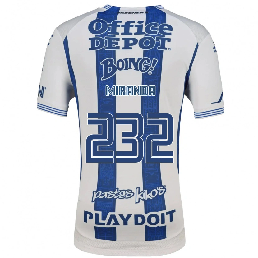 Danxen Niño Camiseta Herbey Miranda #232 Blanco Azul Marino 1ª Equipación 2026/27 La Camisa México