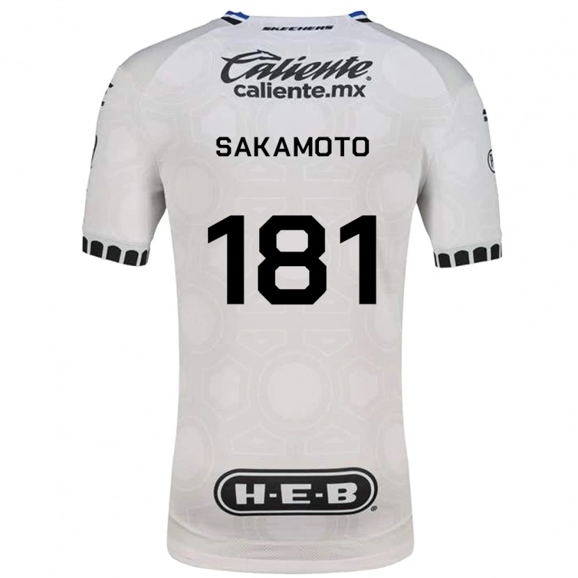 Danxen Niño Camiseta Stellan Sakamoto #181 Blanco Negro Azul 1ª Equipación 2026/27 La Camisa México