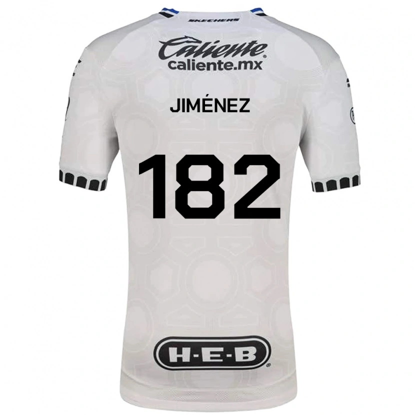 Danxen Niño Camiseta Carlos Jiménez #182 Blanco Negro Azul 1ª Equipación 2026/27 La Camisa México