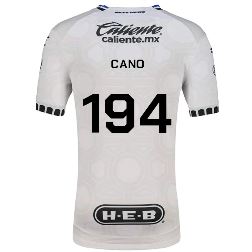 Danxen Niño Camiseta Juan Cano #194 Blanco Negro Azul 1ª Equipación 2026/27 La Camisa México