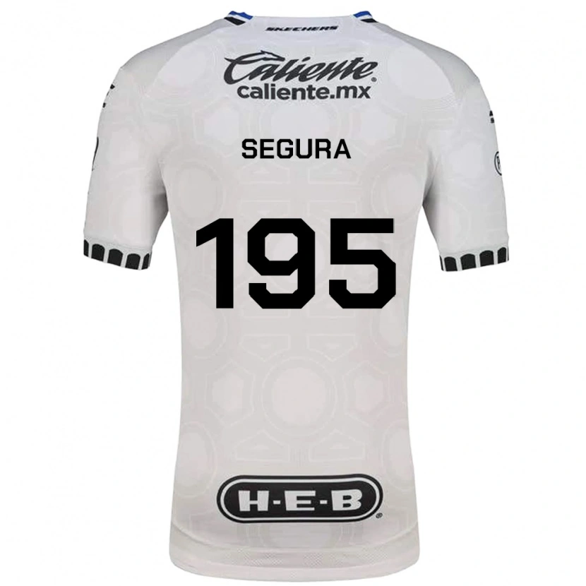 Danxen Niño Camiseta Rubén Segura #195 Blanco Negro Azul 1ª Equipación 2026/27 La Camisa México