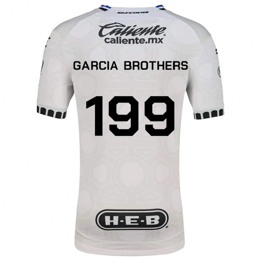 Danxen Niño Camiseta Sergio Garcia Brothers #199 Blanco Negro Azul 1ª Equipación 2026/27 La Camisa México