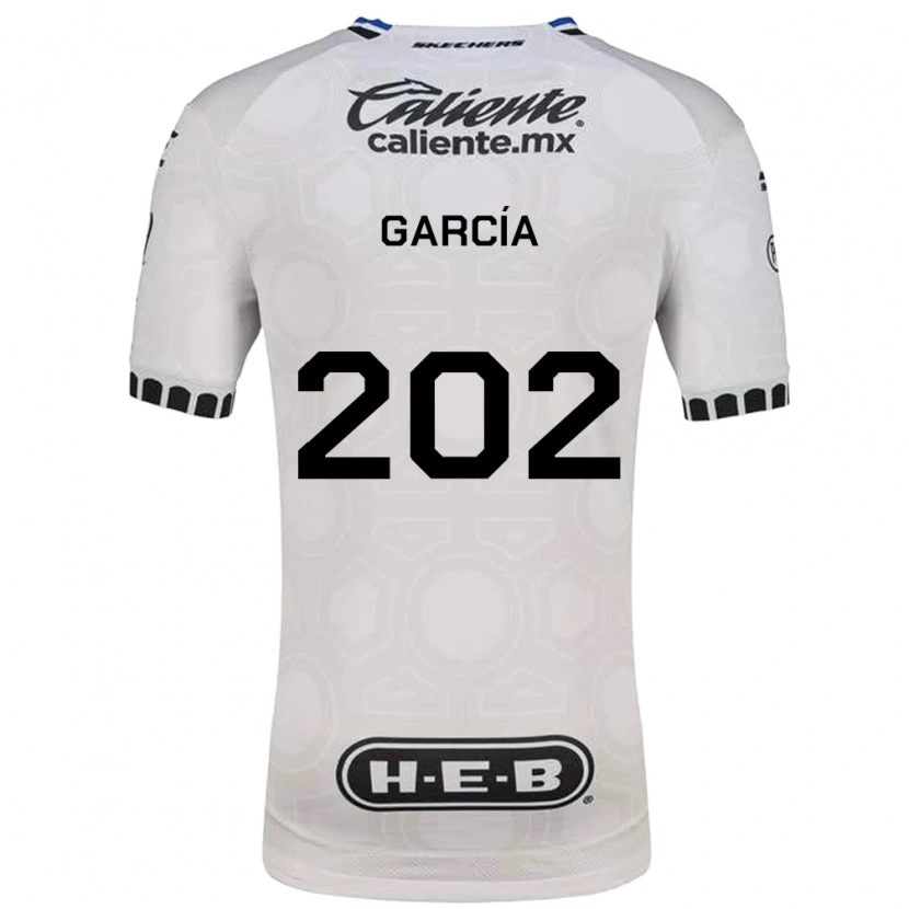 Danxen Niño Camiseta Diego García #202 Blanco Negro Azul 1ª Equipación 2026/27 La Camisa México