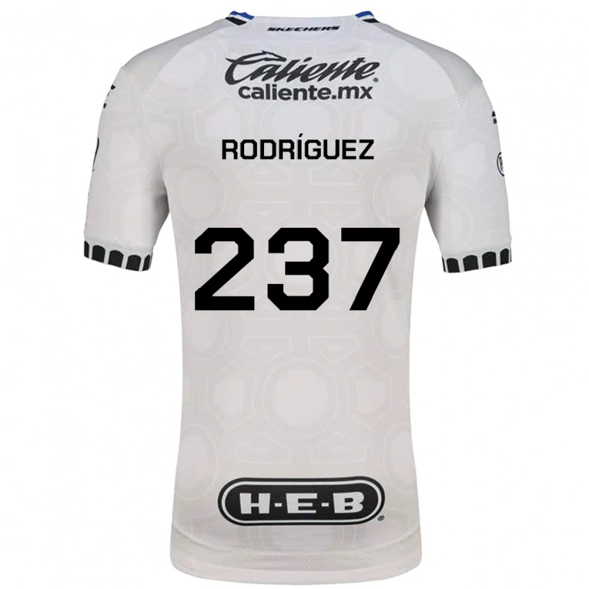 Danxen Niño Camiseta Nicolás Rodríguez #237 Blanco Negro Azul 1ª Equipación 2026/27 La Camisa México