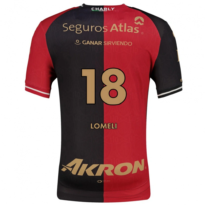 Danxen Niño Camiseta Alejandra Lomelí #18 Rojo Negro Marrón 1ª Equipación 2026/27 La Camisa México