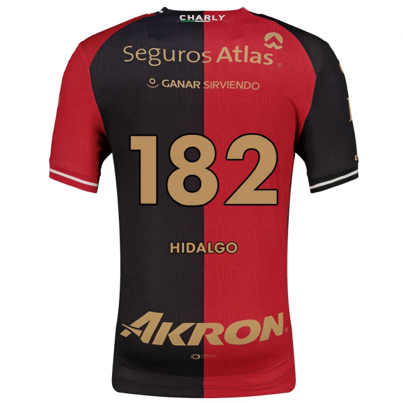 Danxen Niño Camiseta Óscar Hidalgo #182 Rojo Negro Marrón 1ª Equipación 2026/27 La Camisa México