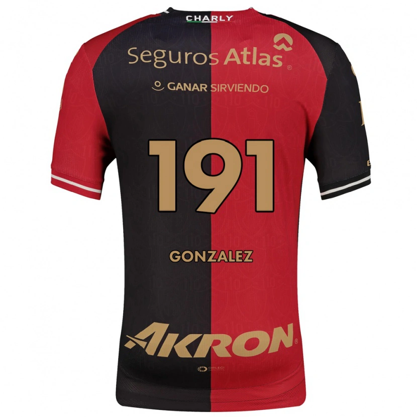 Danxen Niño Camiseta Juan González #191 Rojo Negro Marrón 1ª Equipación 2026/27 La Camisa México