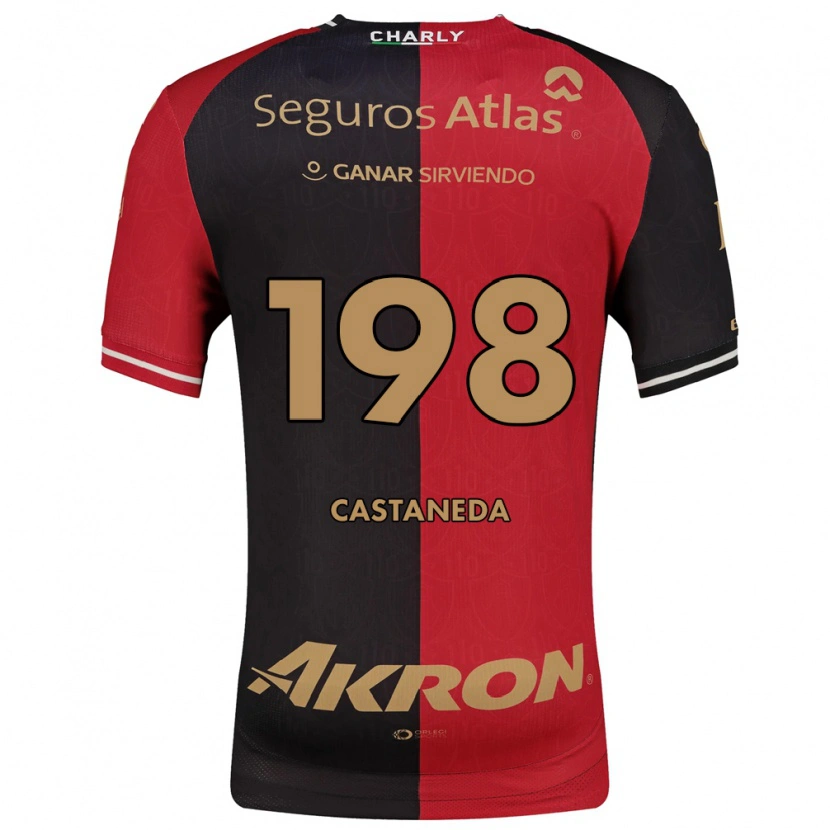 Danxen Niño Camiseta Mariano Castañeda #198 Rojo Negro Marrón 1ª Equipación 2026/27 La Camisa México