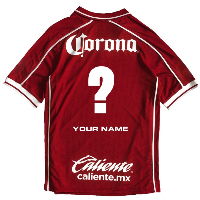 Danxen Niño Camiseta Su Nombre #0 Blanco Rojo 1ª Equipación 2026/27 La Camisa México