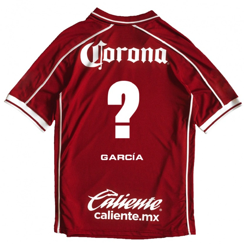 Danxen Niño Camiseta Carlos García #0 Blanco Rojo 1ª Equipación 2026/27 La Camisa México