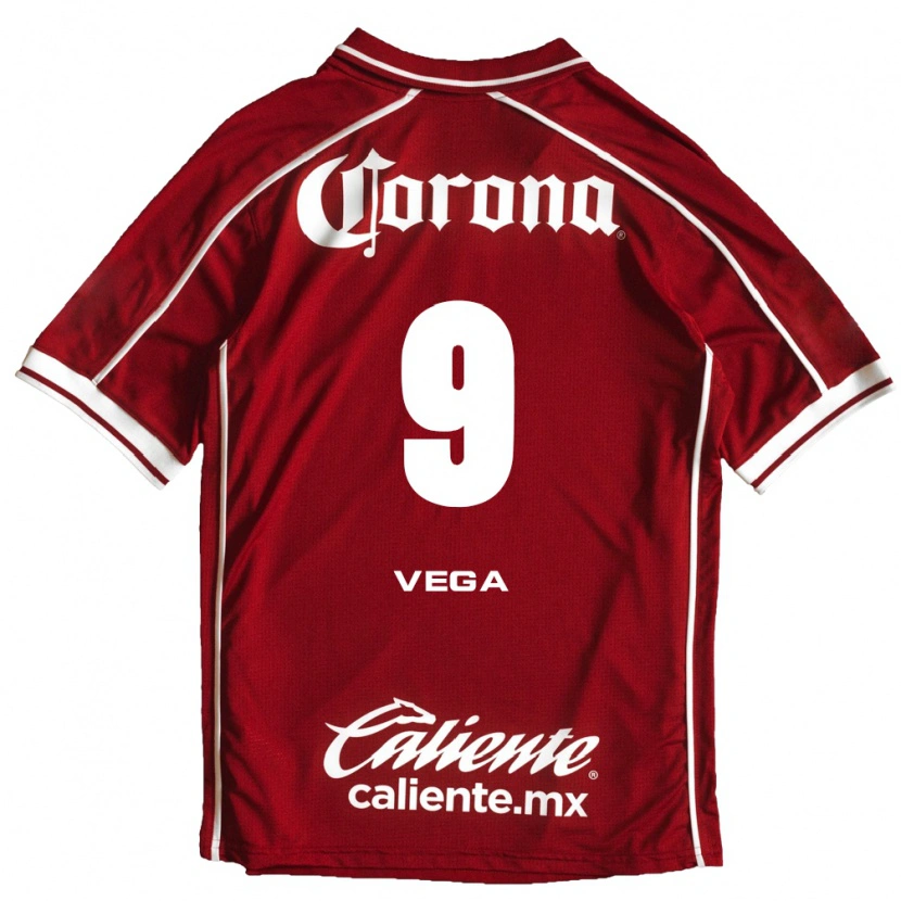 Danxen Niño Camiseta Alexis Vega #9 Blanco Rojo 1ª Equipación 2026/27 La Camisa México