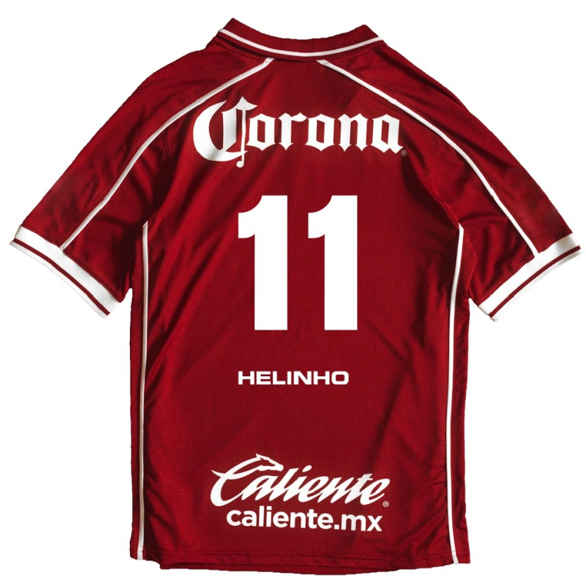 Danxen Niño Camiseta Helinho #11 Blanco Rojo 1ª Equipación 2026/27 La Camisa México