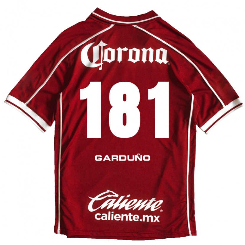 Danxen Niño Camiseta Carlos Garduño #181 Blanco Rojo 1ª Equipación 2026/27 La Camisa México