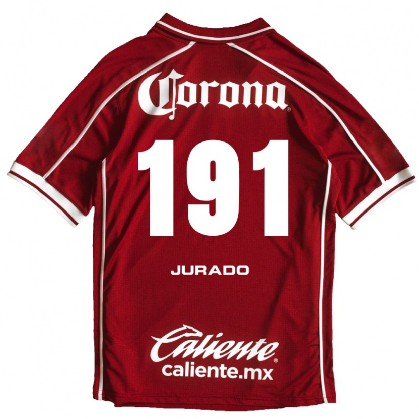 Danxen Niño Camiseta Pablo Jurado #191 Blanco Rojo 1ª Equipación 2026/27 La Camisa México