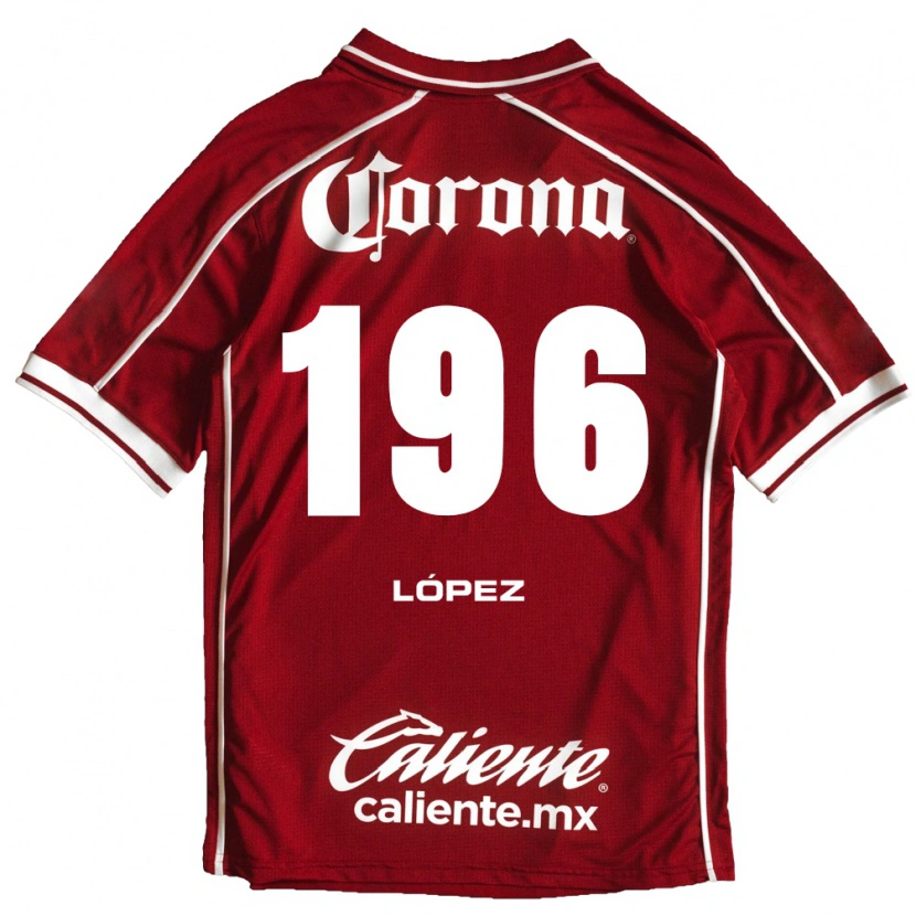 Danxen Niño Camiseta Ethan López #196 Blanco Rojo 1ª Equipación 2026/27 La Camisa México