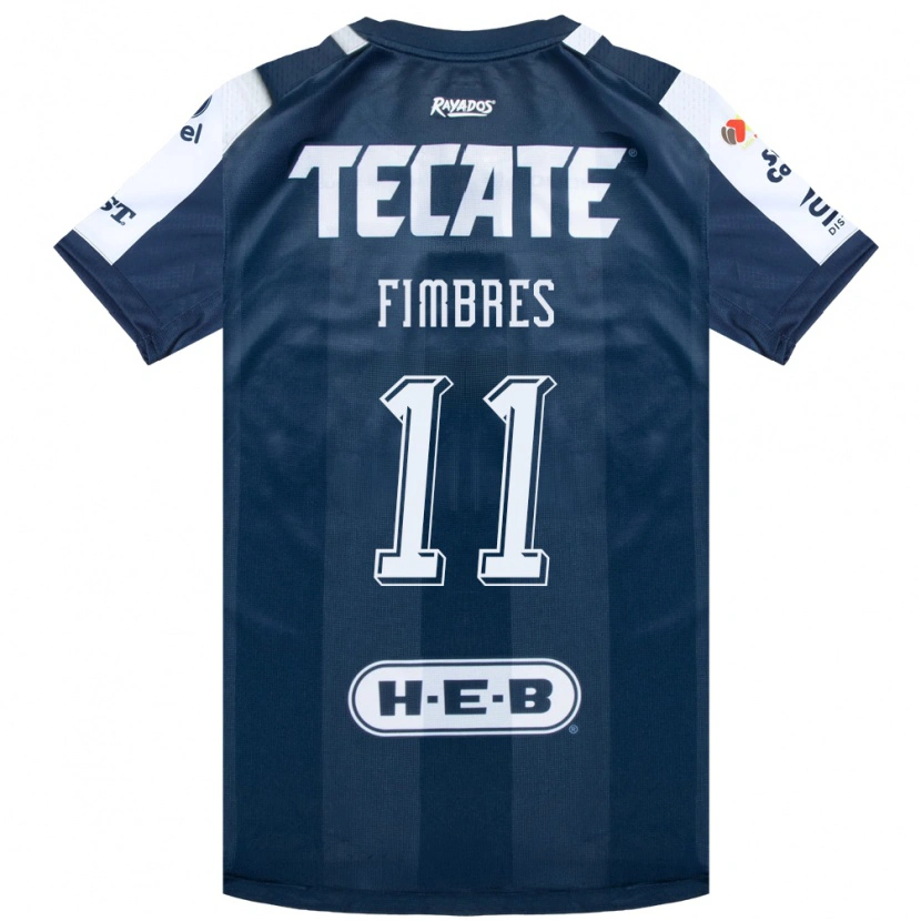 Danxen Niño Camiseta Iker Fimbres #11 Azul Tinta Blanco Rojo 1ª Equipación 2026/27 La Camisa México