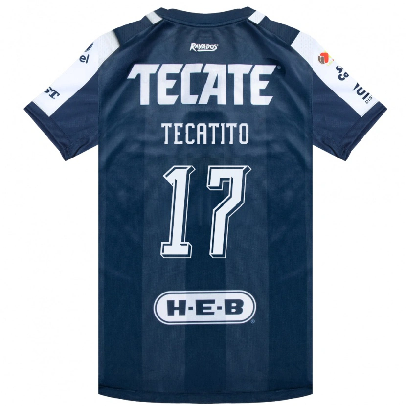 Danxen Niño Camiseta Jesús Corona #17 Azul Tinta Blanco Rojo 1ª Equipación 2026/27 La Camisa México
