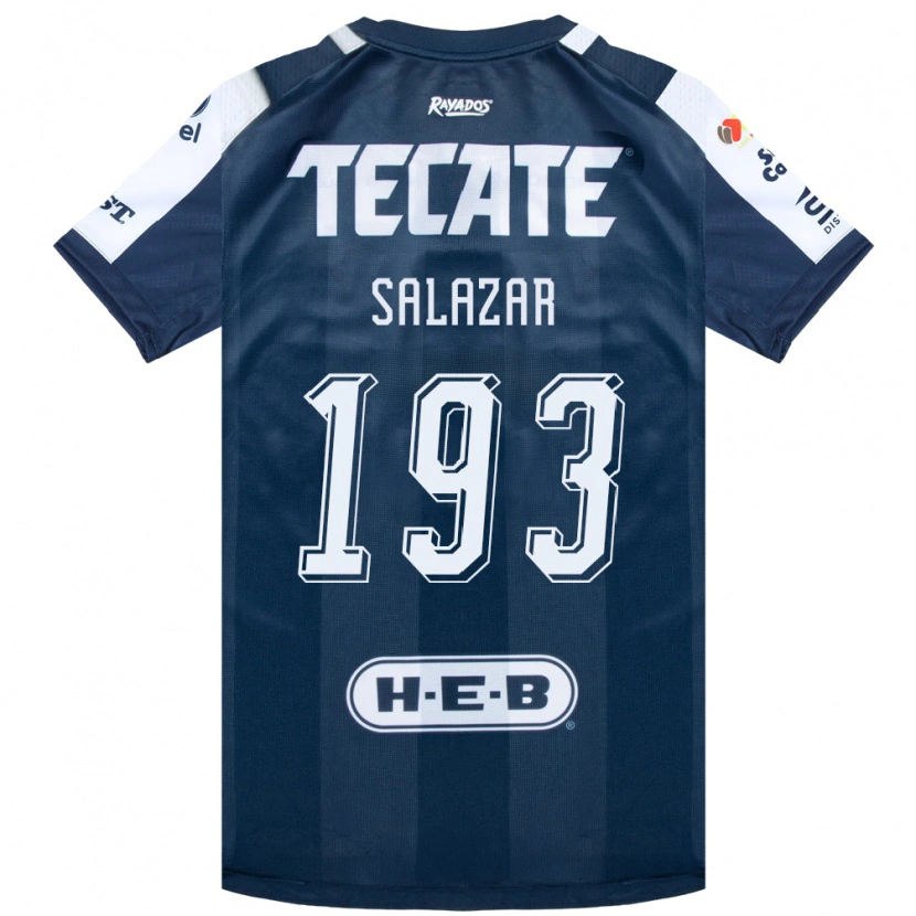 Danxen Niño Camiseta Jofran Salazar #193 Azul Tinta Blanco Rojo 1ª Equipación 2026/27 La Camisa México