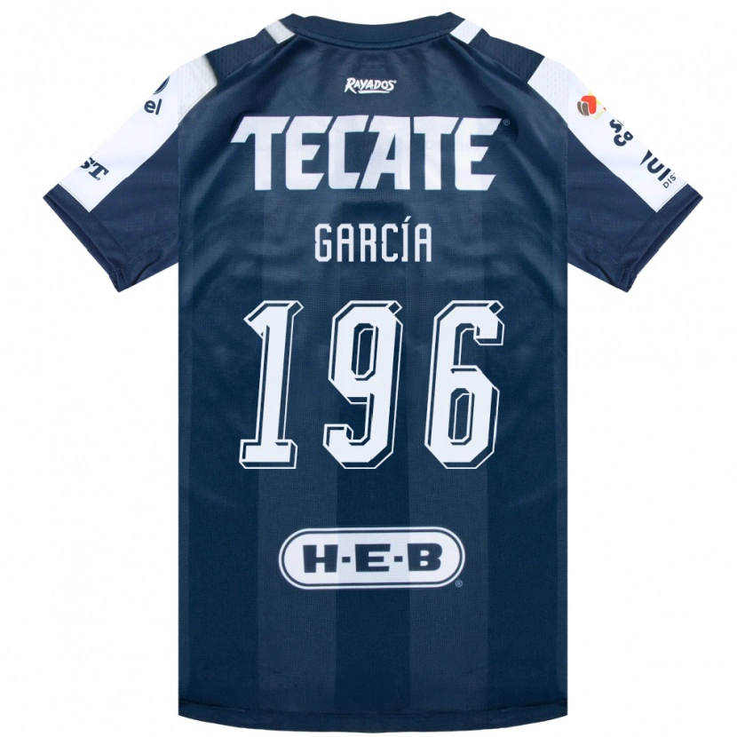 Danxen Niño Camiseta Diego García #196 Azul Tinta Blanco Rojo 1ª Equipación 2026/27 La Camisa México