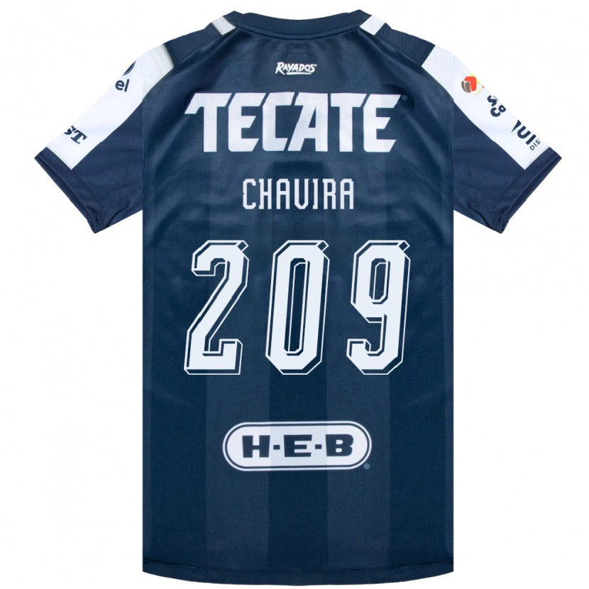 Danxen Niño Camiseta Diego Chavira #209 Azul Tinta Blanco Rojo 1ª Equipación 2026/27 La Camisa México