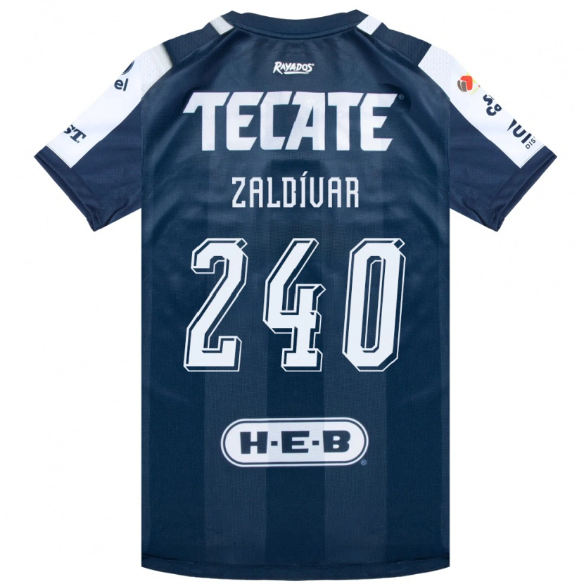 Danxen Niño Camiseta Milton Zaldívar #240 Azul Tinta Blanco Rojo 1ª Equipación 2026/27 La Camisa México