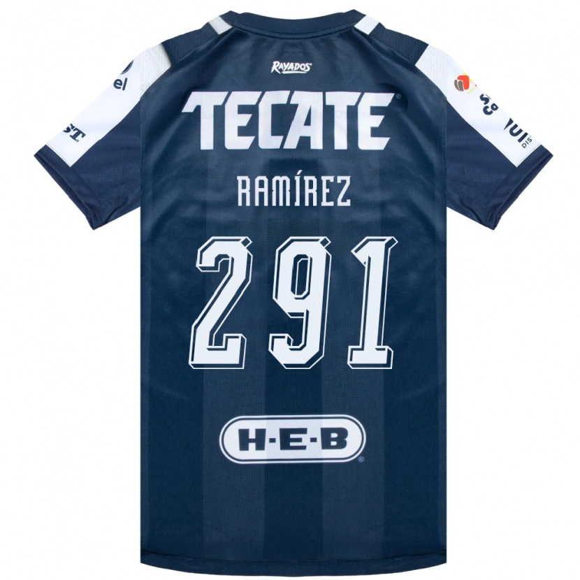 Danxen Niño Camiseta Fabián Ramírez #291 Azul Tinta Blanco Rojo 1ª Equipación 2026/27 La Camisa México