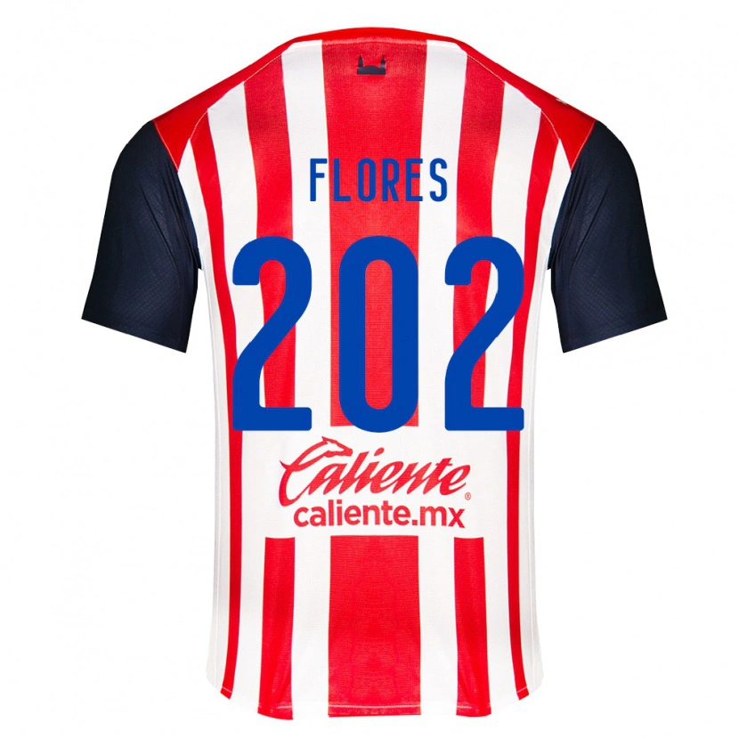 Danxen Niño Camiseta Daniel Flores #202 Rojo Negro Blanco 1ª Equipación 2026/27 La Camisa México