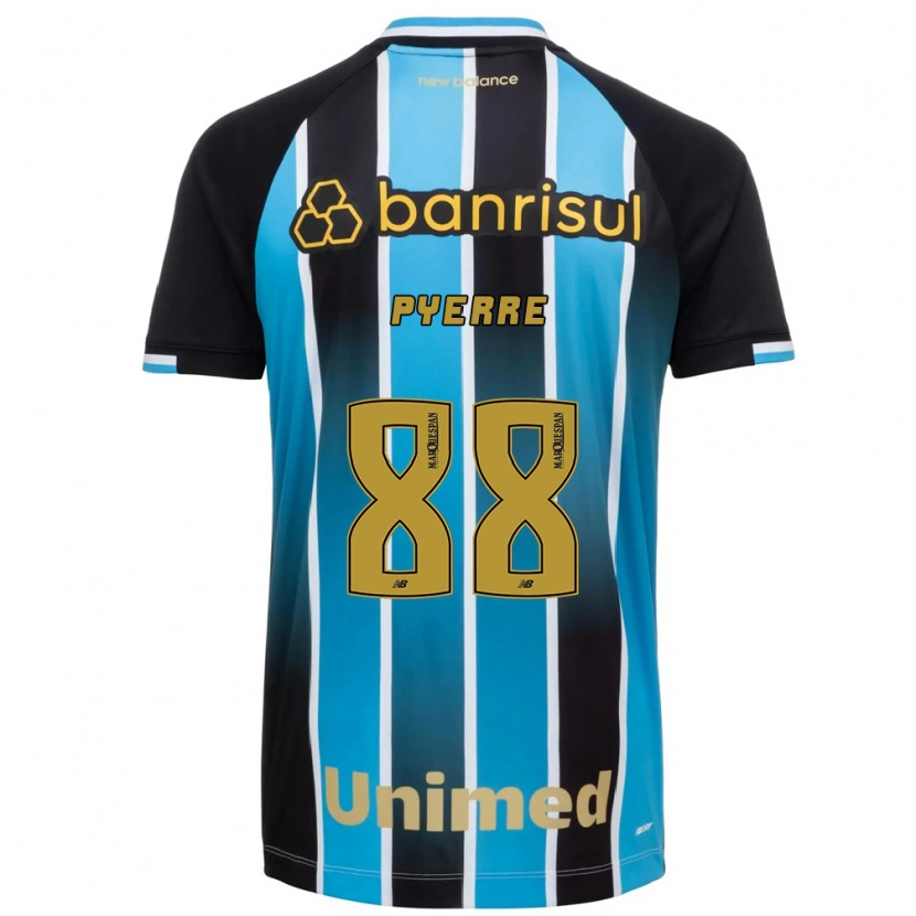 Danxen Niño Camiseta Jean Pyerre #88 Azul Marrón Negro 1ª Equipación 2026/27 La Camisa México