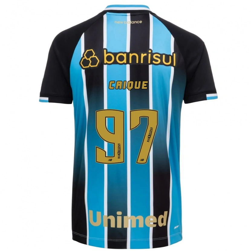 Danxen Niño Camiseta Caíque #97 Azul Marrón Negro 1ª Equipación 2026/27 La Camisa México