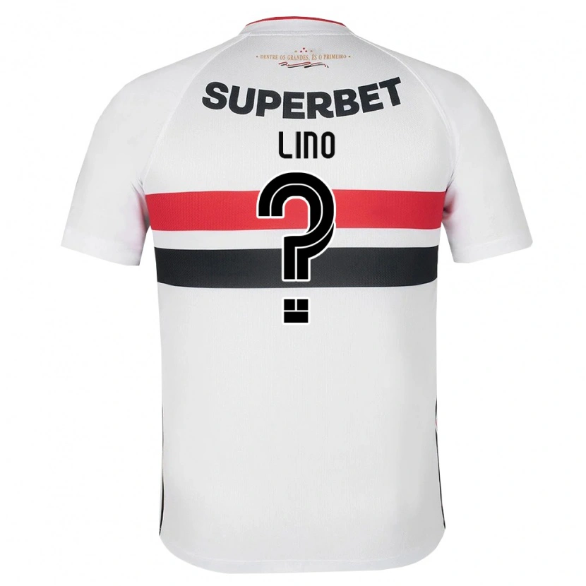 Danxen Niño Camiseta Guilherme Lino #0 Blanco Rojo Negro 1ª Equipación 2026/27 La Camisa México