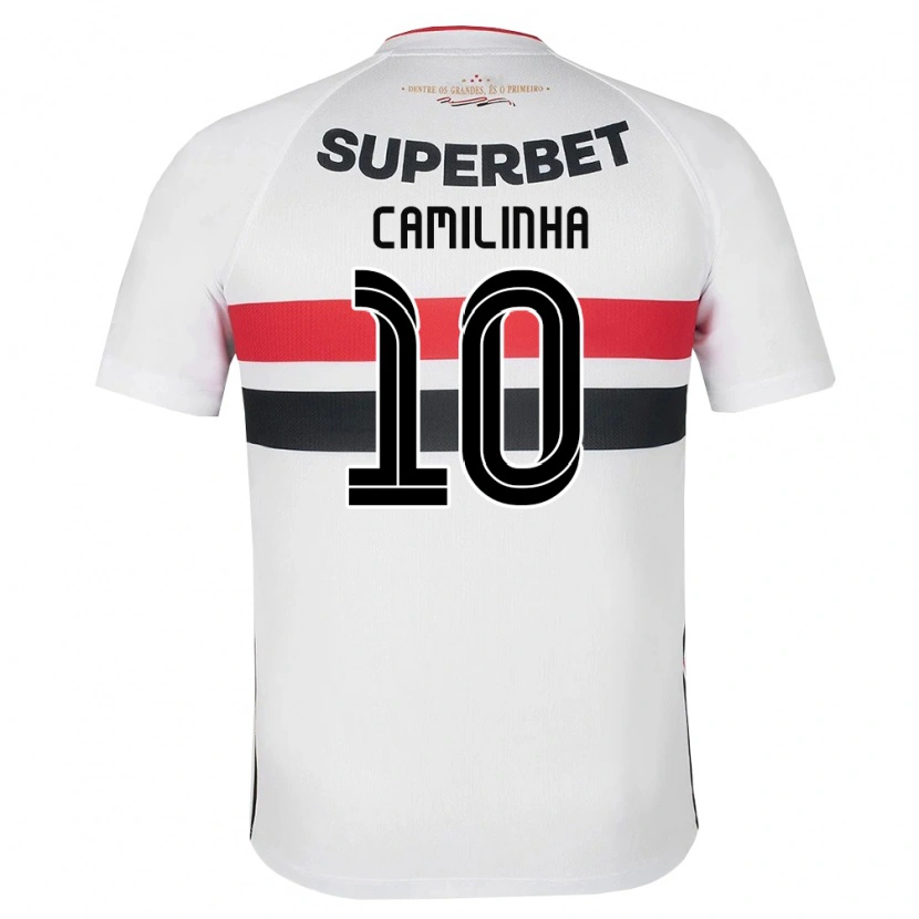 Danxen Niño Camiseta Camilinha #10 Blanco Rojo Negro 1ª Equipación 2026/27 La Camisa México