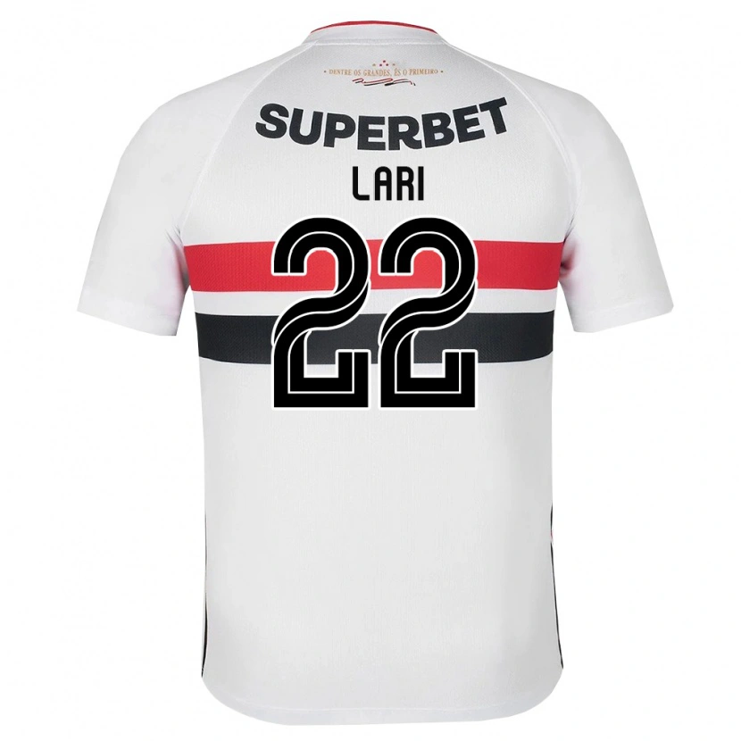 Danxen Niño Camiseta Lari #22 Blanco Rojo Negro 1ª Equipación 2026/27 La Camisa México
