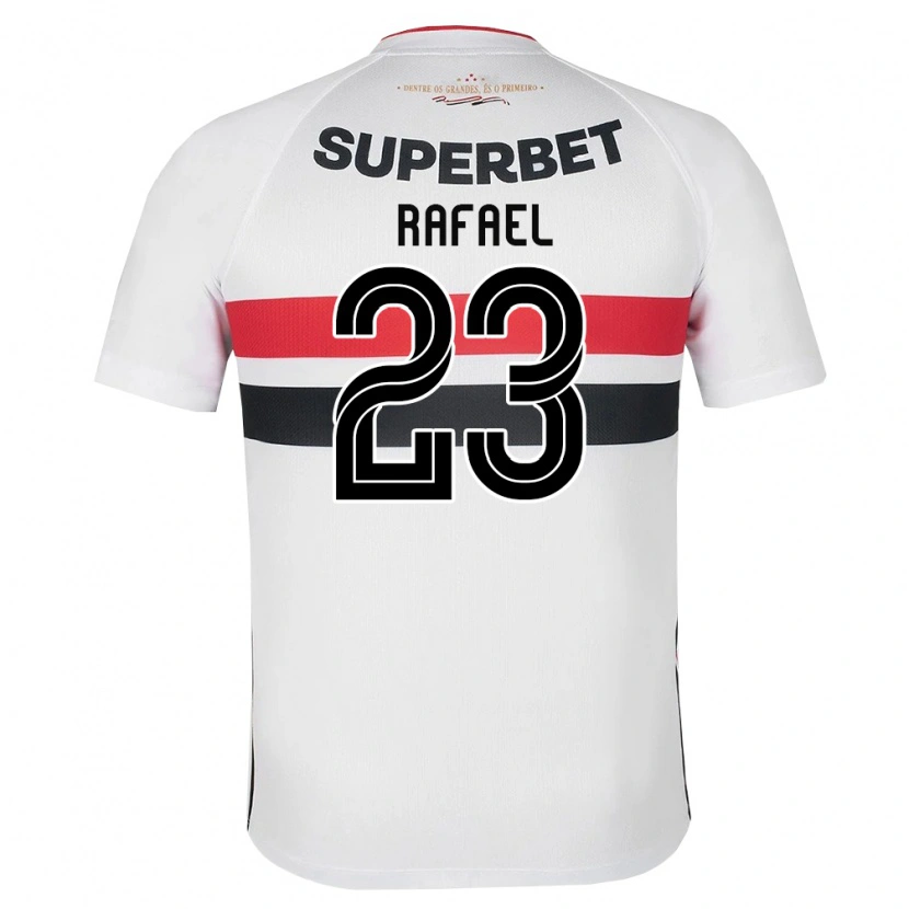 Danxen Niño Camiseta Rafael Pires Monteiro #23 Blanco Rojo Negro 1ª Equipación 2026/27 La Camisa México