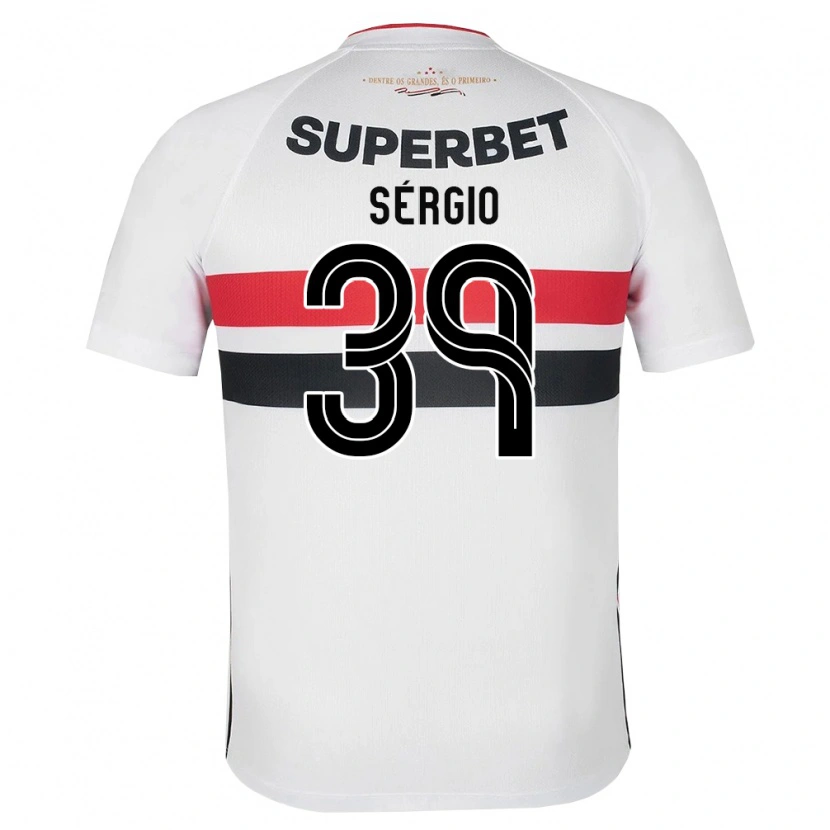 Danxen Niño Camiseta Paulinho #39 Blanco Rojo Negro 1ª Equipación 2026/27 La Camisa México