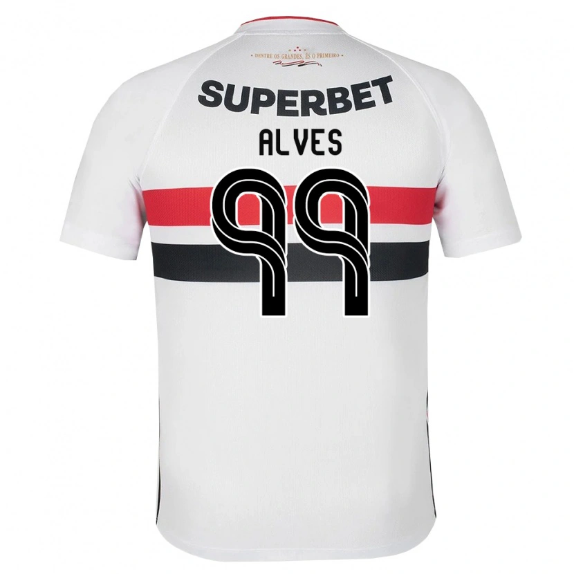 Danxen Niño Camiseta Letícia Alves #99 Blanco Rojo Negro 1ª Equipación 2026/27 La Camisa México