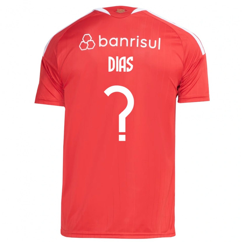 Danxen Niño Camiseta Kauan Dias #0 Rojo Blanco 1ª Equipación 2026/27 La Camisa México