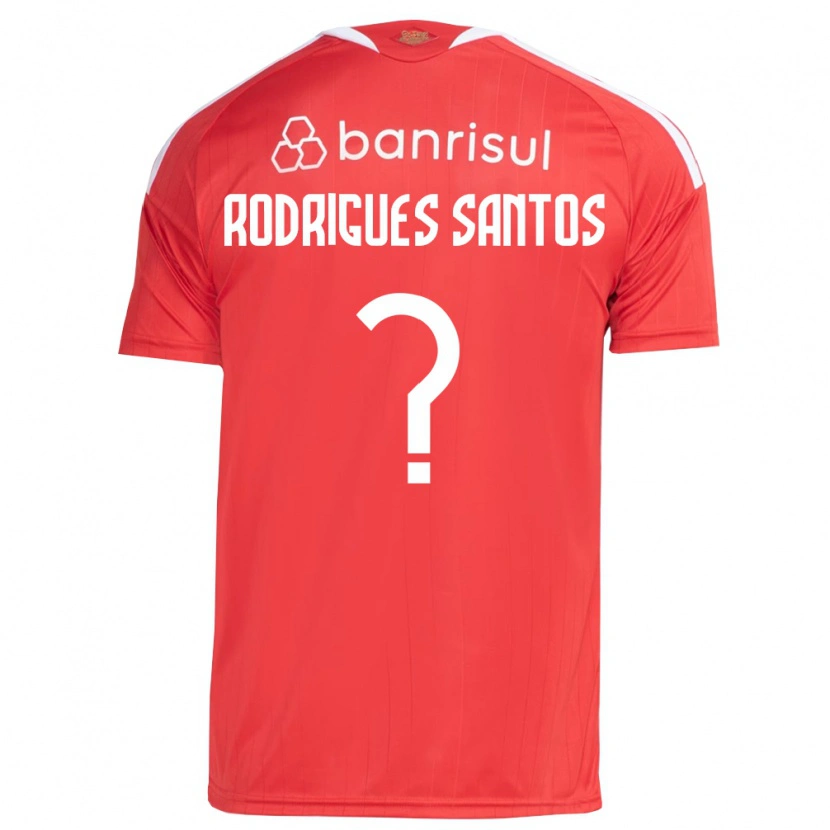Danxen Niño Camiseta Richard Rodrigues Santos #0 Rojo Blanco 1ª Equipación 2026/27 La Camisa México