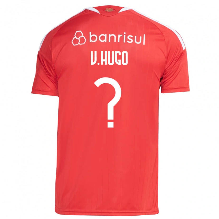 Danxen Niño Camiseta Vitor Hugo #0 Rojo Blanco 1ª Equipación 2026/27 La Camisa México