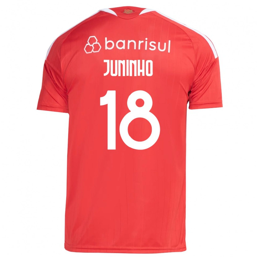 Danxen Niño Camiseta Juninho #18 Rojo Blanco 1ª Equipación 2026/27 La Camisa México