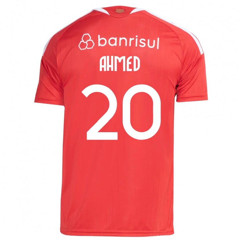 Danxen Niño Camiseta Diego Ahmed #20 Rojo Blanco 1ª Equipación 2026/27 La Camisa México