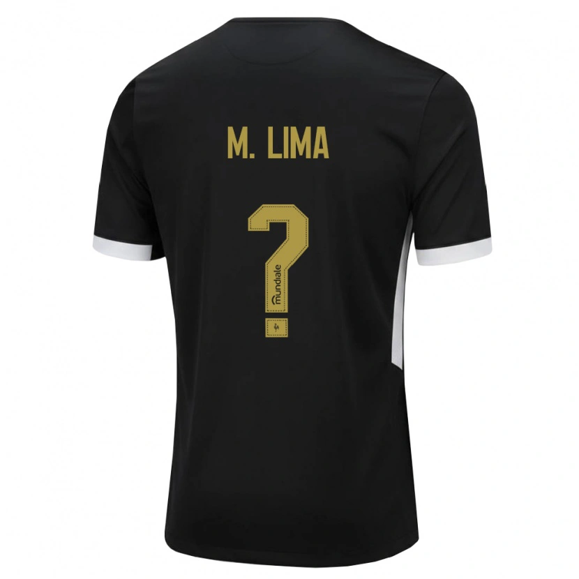 Danxen Niño Camiseta Matheus Lima #0 Blanco Negro Amarillo 1ª Equipación 2026/27 La Camisa México