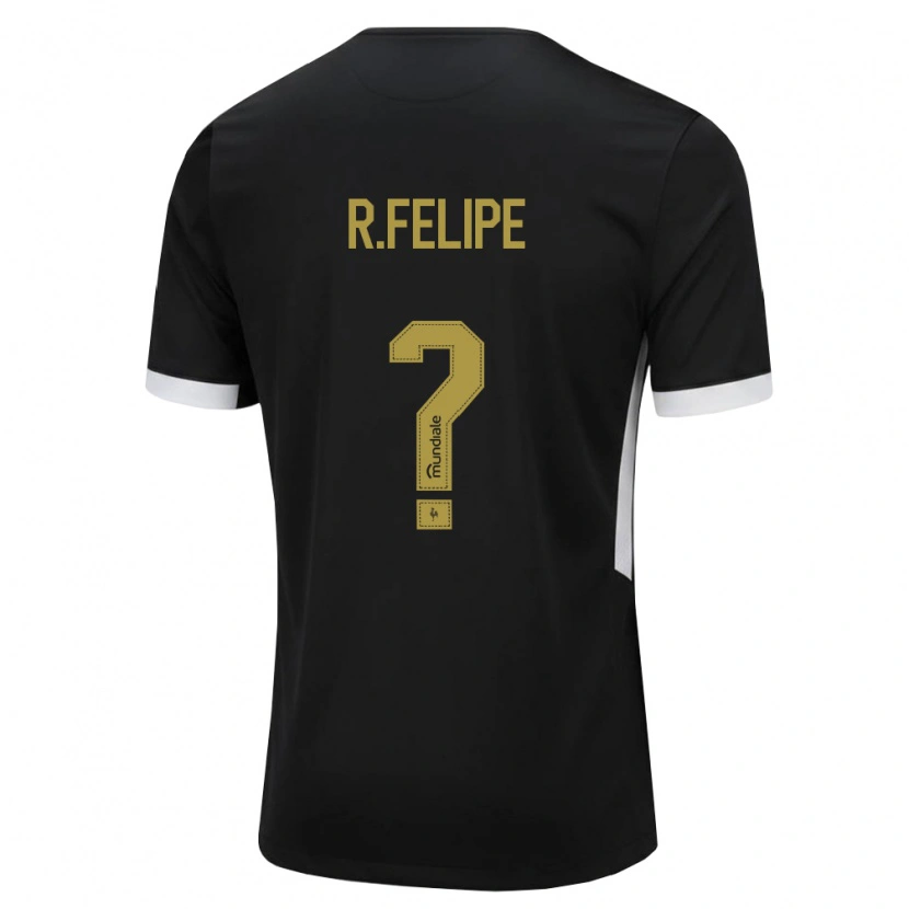 Danxen Niño Camiseta Ryan Felipe #0 Blanco Negro Amarillo 1ª Equipación 2026/27 La Camisa México