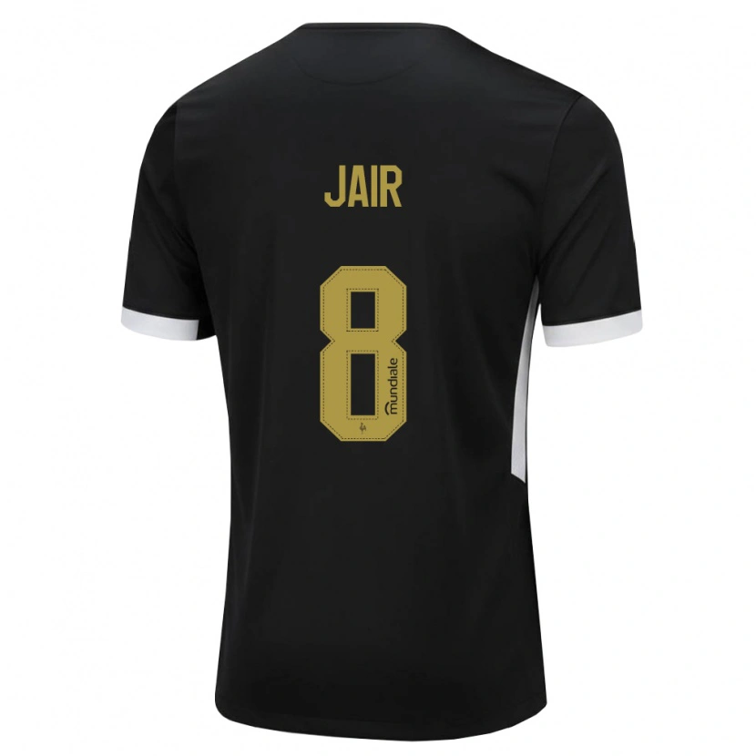 Danxen Niño Camiseta Jair #8 Blanco Negro Amarillo 1ª Equipación 2026/27 La Camisa México