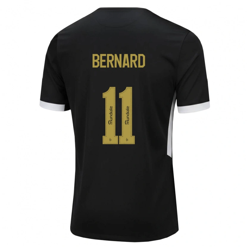 Danxen Niño Camiseta Bernard Anício Caldeira Duarte #11 Blanco Negro Amarillo 1ª Equipación 2026/27 La Camisa México