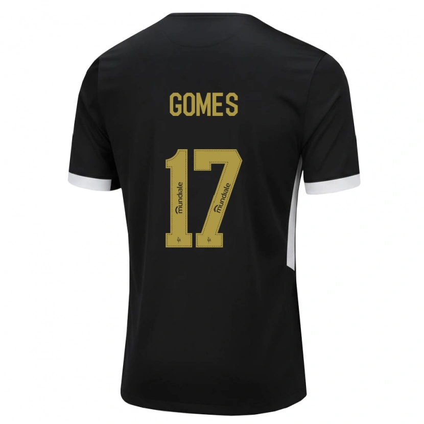 Danxen Niño Camiseta Igor Gomes #17 Blanco Negro Amarillo 1ª Equipación 2026/27 La Camisa México